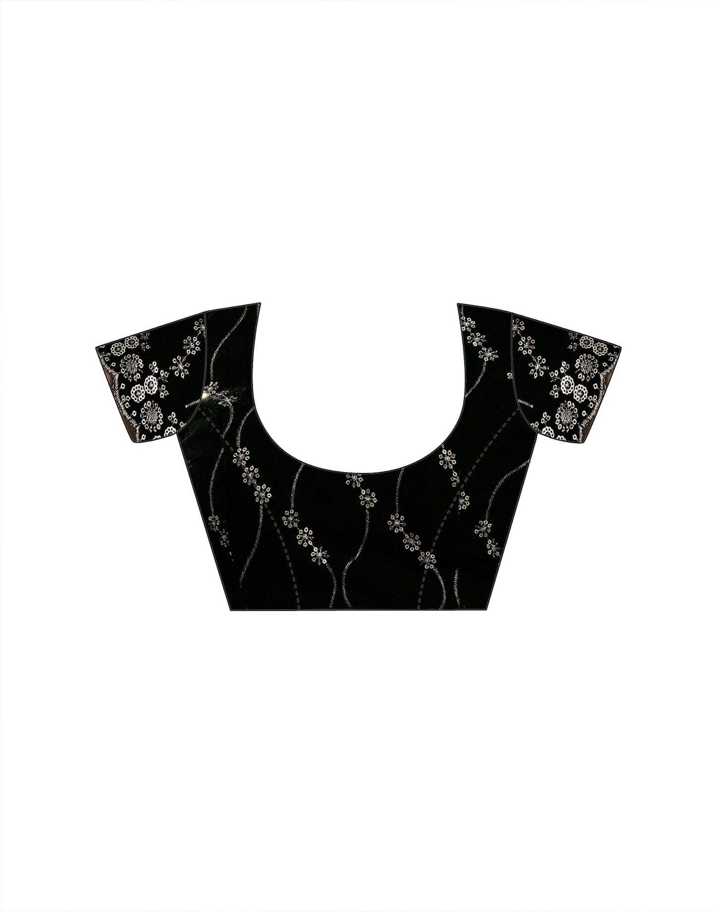 Wine Net Sequence Embroidery Saree